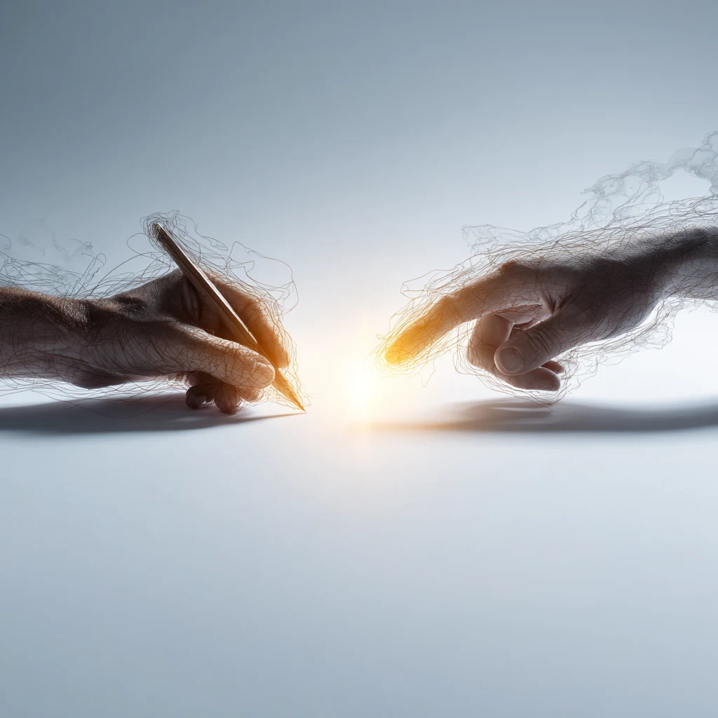 Le modèle hybride : alliance entre intelligence humaine et IA